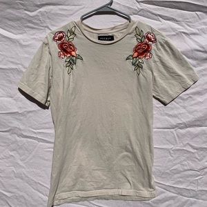 Men’s Tan Floral Shirt